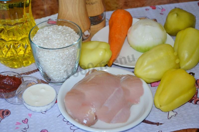 Шаг 1 приготовления Фаршированный перец в мультиварке