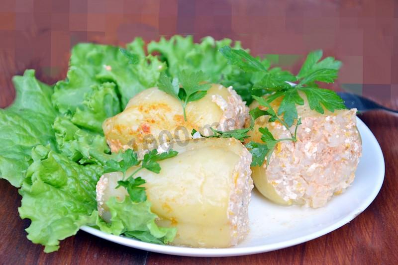 Шаг 10 приготовления Фаршированный перец в мультиварке