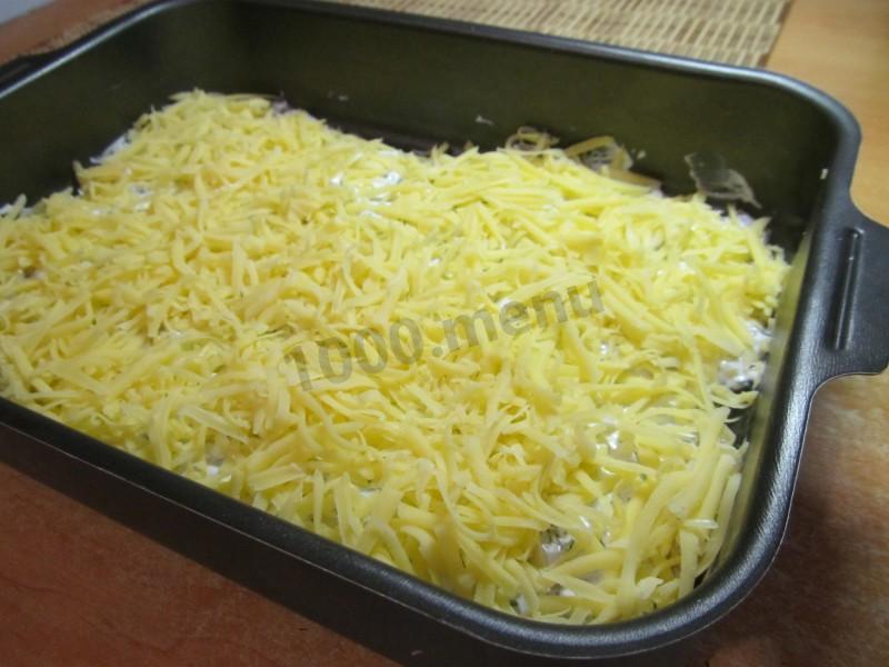 Шаг 11 приготовления Курица в сметане с сыром и укропом в духовке