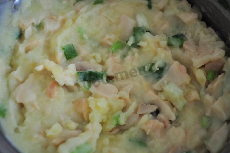 Шаг 4 приготовления Жареные пирожки с картошкой и и грибами