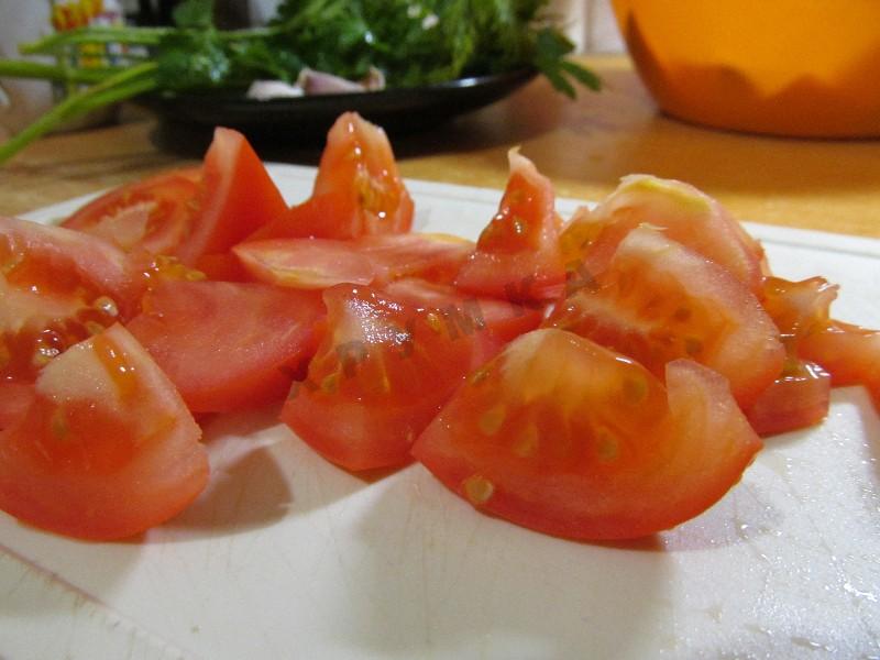 Шаг 9 приготовления Мясо с баклажанами и картофелем в мультиварке