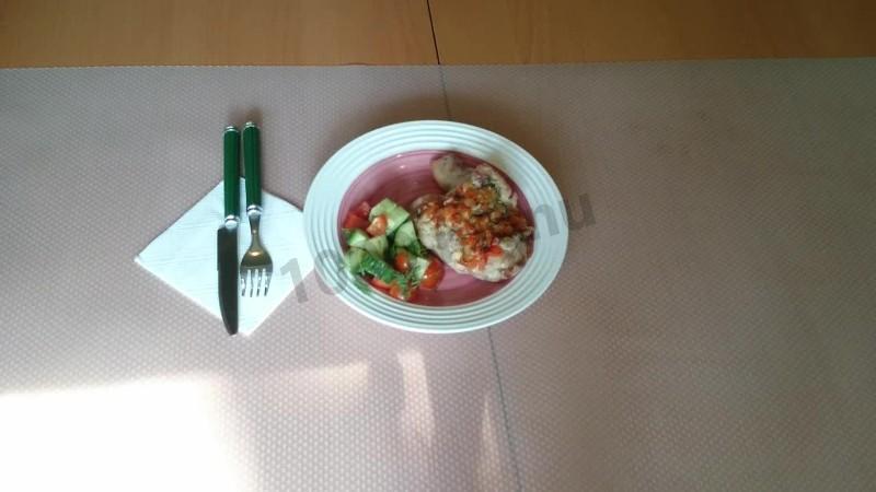 Шаг 5 приготовления Куриный окорочок фаршированный овощами
