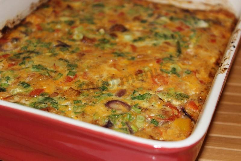 Шаг 11 приготовления Вкусный омлет Настроение