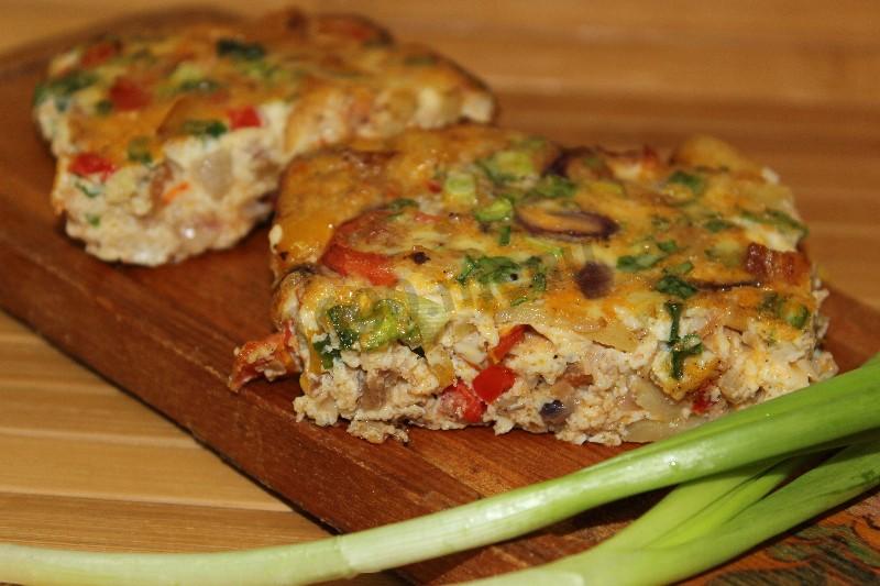 Шаг 12 приготовления Вкусный омлет Настроение