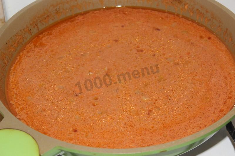 Шаг 2 приготовления Гнёзда из макарон с мясным фаршем