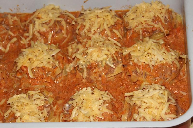 Шаг 5 приготовления Гнёзда из макарон с мясным фаршем