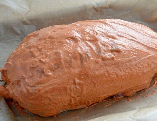 Шаг 12 приготовления Курица, фаршированная свининой грибами и фасолью