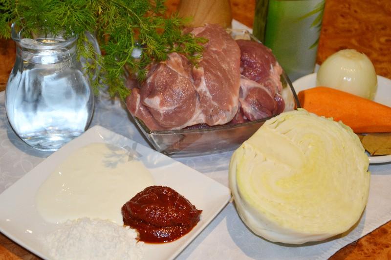 Шаг 1 приготовления Мясные тефтели с капустой