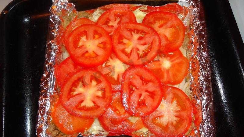 Шаг 11 приготовления Овощная запеканка с мясом