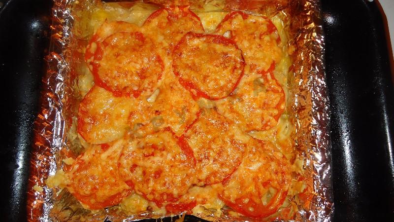 Шаг 13 приготовления Овощная запеканка с мясом