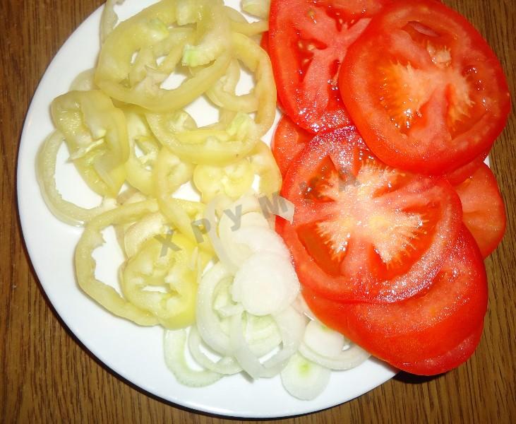 Шаг 2 приготовления Овощная запеканка с мясом