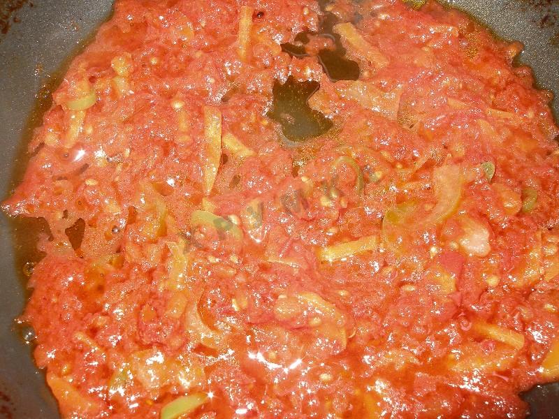 Шаг 10 приготовления Курица в остром томатном соусе