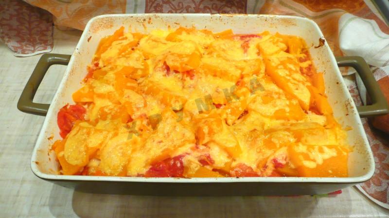 Шаг 9 приготовления Запеченная тыква с сыром