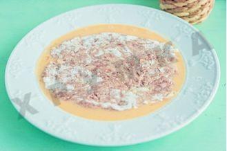 Шаг 5 приготовления Бризоль из мясного фарша