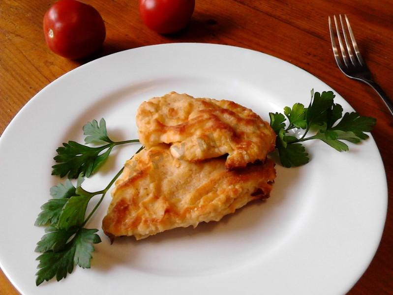 Обложка рецепта Куриный шницель в духовке