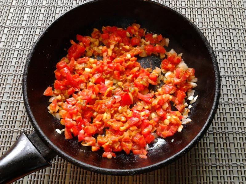 Шаг 6 приготовления Куриное филе с карри и овощами
