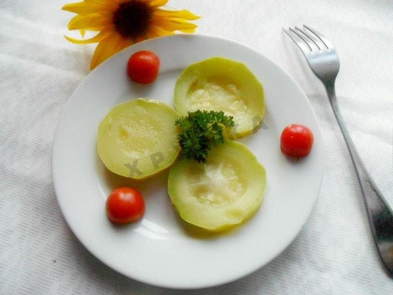 Обложка рецепта Кабачки на пару быстро и вкусно