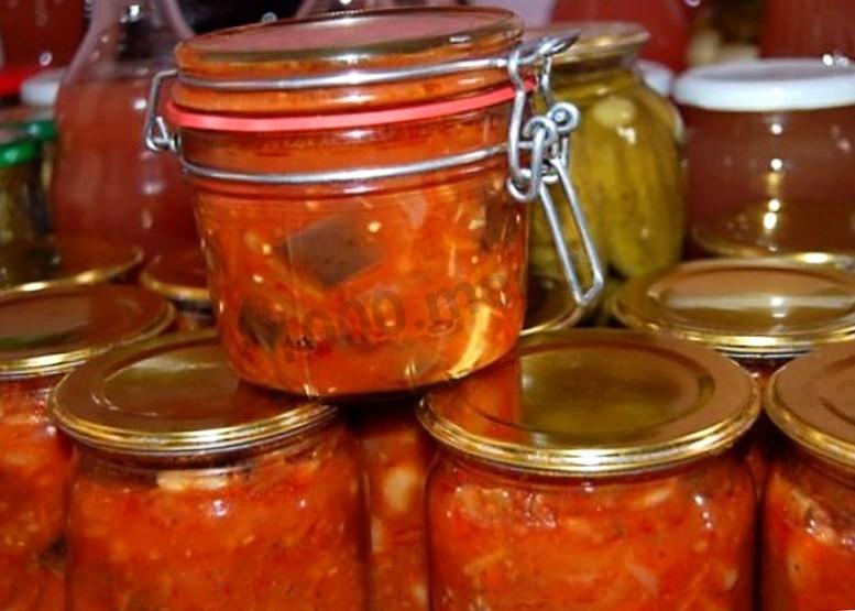 Обложка рецепта Рассольник на зиму с томатной пастой