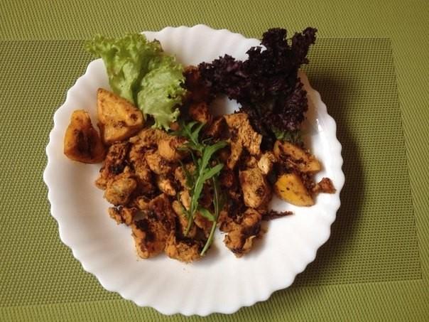 Шаг 3 приготовления Куриные грудки в горчице в мультиварке