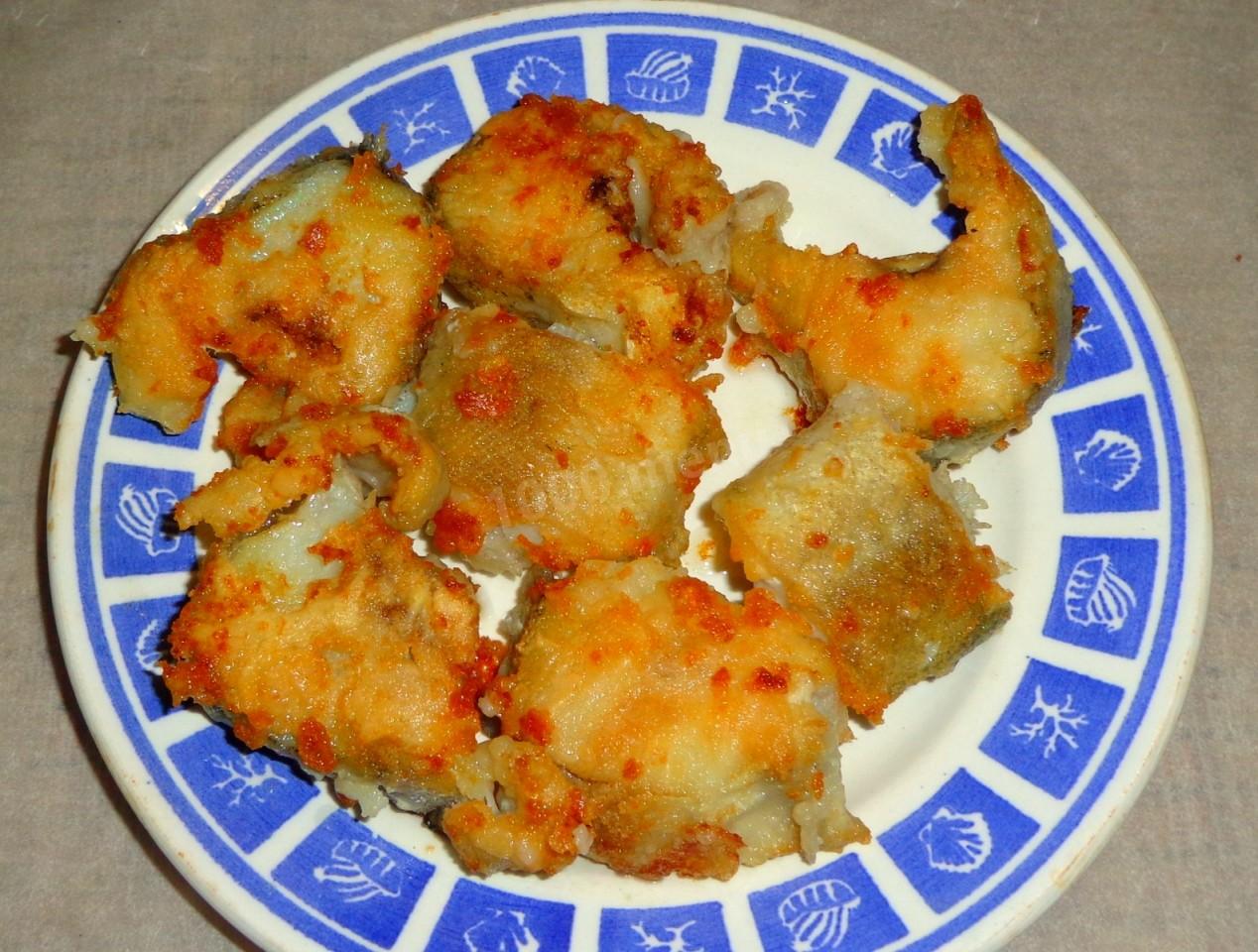 Шаг 6 приготовления Минтай жареный в кукурузном масле