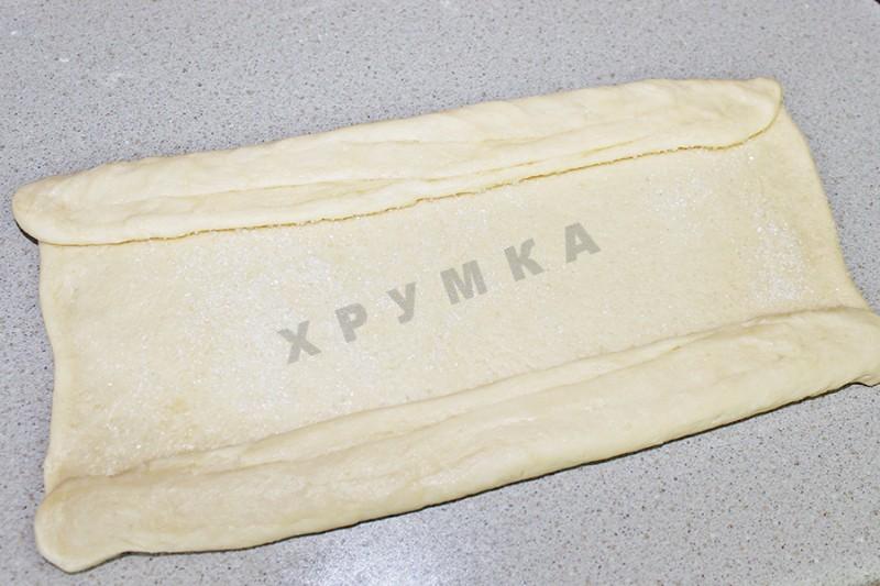 Шаг 11 приготовления Печенье ушки с творогом на яйцах