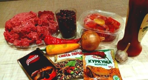Шаг 1 приготовления Чили кон карне из фарша как второе блюдо