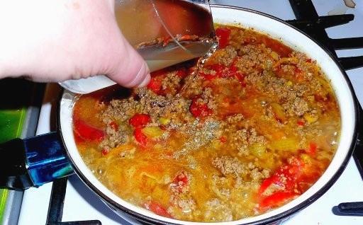 Шаг 13 приготовления Чили кон карне из фарша как второе блюдо
