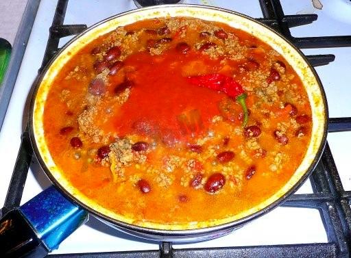Шаг 16 приготовления Чили кон карне из фарша как второе блюдо