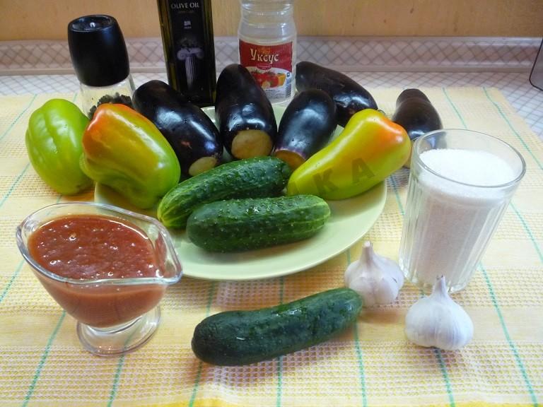 Шаг 1 приготовления Закусочные баклажаны