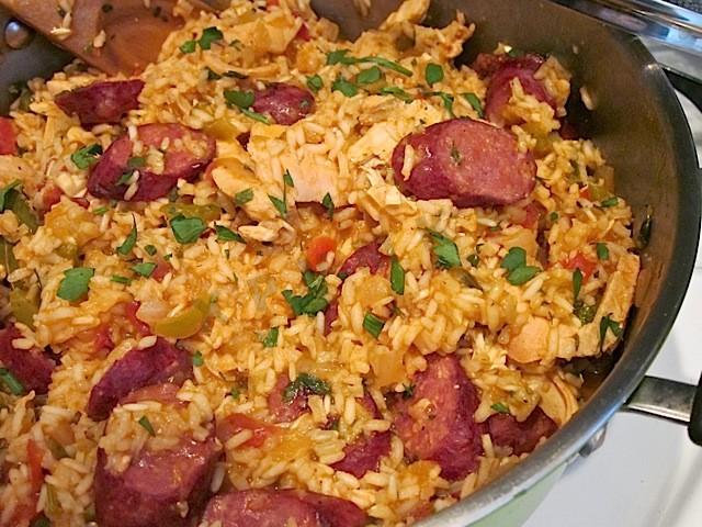 Обложка рецепта Джамбалайя Новоорлеанская кухня