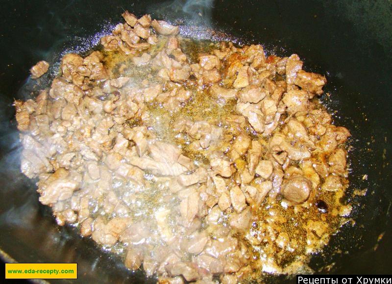 Шаг 8 приготовления Вкусный плов из говядины