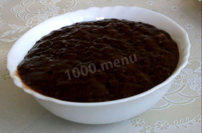 Шаг 2 приготовления Фарш из печени тушеный в сметане с овощами