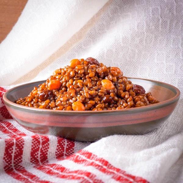 Обложка рецепта Кутья из пшеницы с изюмом