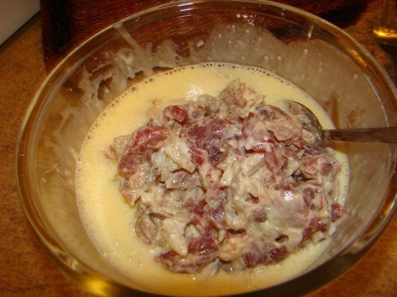 Шаг 6 приготовления Жареная говядина с сыром