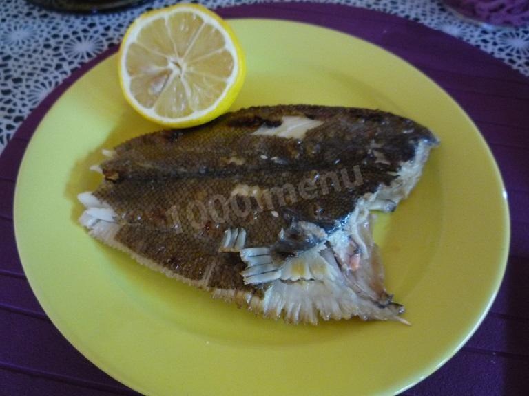 Шаг 7 приготовления Камбала на мангале  на решетке