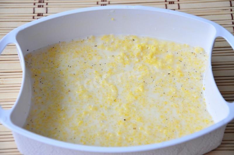 Шаг 8 приготовления Кукурузная каша в пароварке