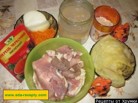 Шаг 1 приготовления Голубцы с мясом и рисом по-украински