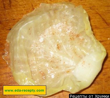 Шаг 2 приготовления Голубцы с мясом и рисом по-украински