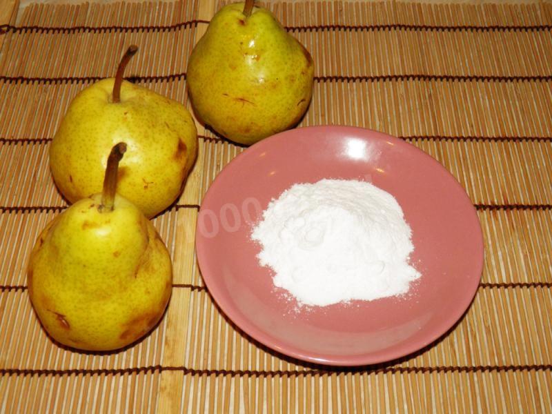 Шаг 1 приготовления Пюре из груши