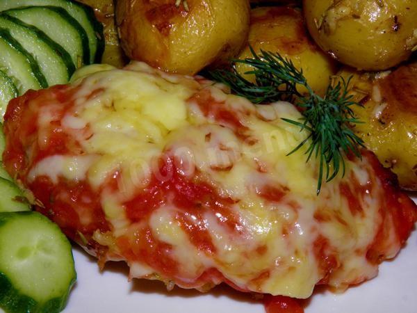 Шаг 17 приготовления Вкусные грудки куриные с сыром в микроволновке