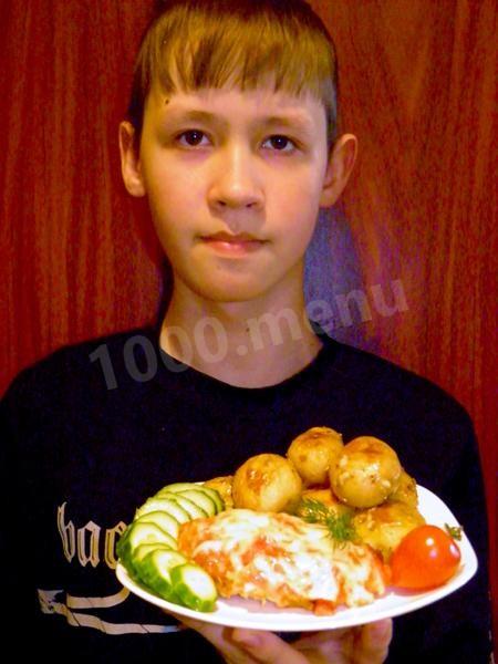 Шаг 18 приготовления Вкусные грудки куриные с сыром в микроволновке