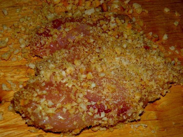 Шаг 6 приготовления Вкусные грудки куриные с сыром в микроволновке