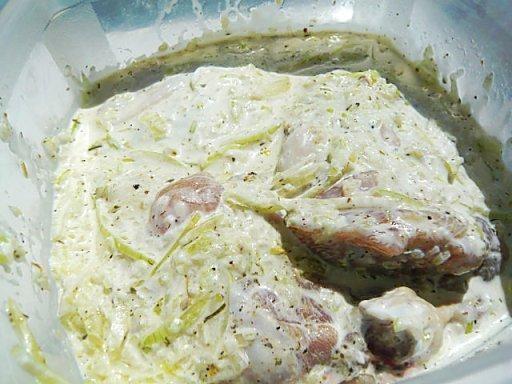 Шаг 1 приготовления Шашлык из курочки