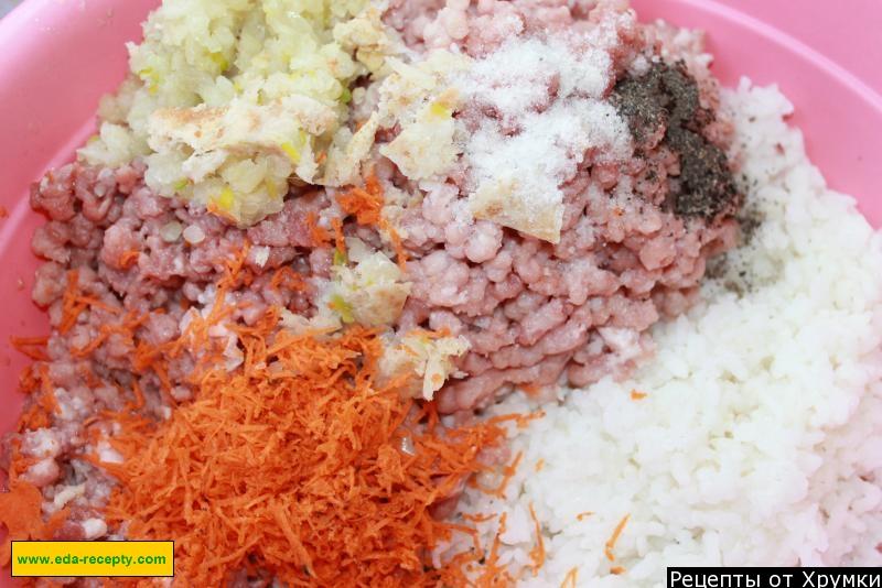 Шаг 4 приготовления Голубцы из молодой капусты с мясом в духовке классические