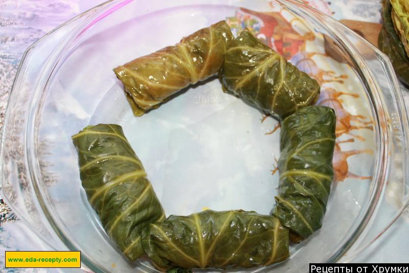 Шаг 6 приготовления Голубцы из молодой капусты с мясом в духовке классические