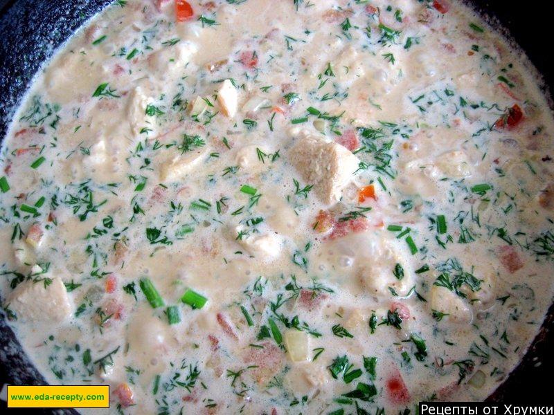 Шаг 10 приготовления ПП Гречка с курицей и помидорами