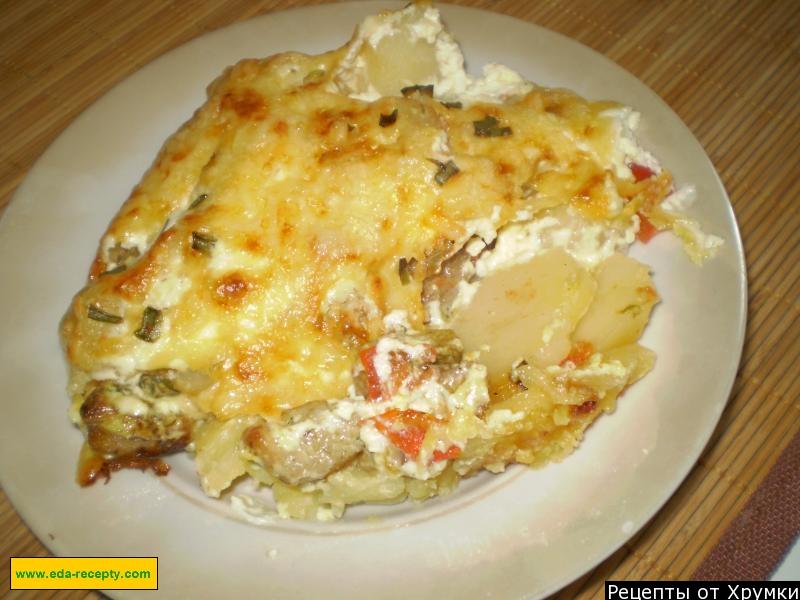 Обложка рецепта Картошка жареная с мясом