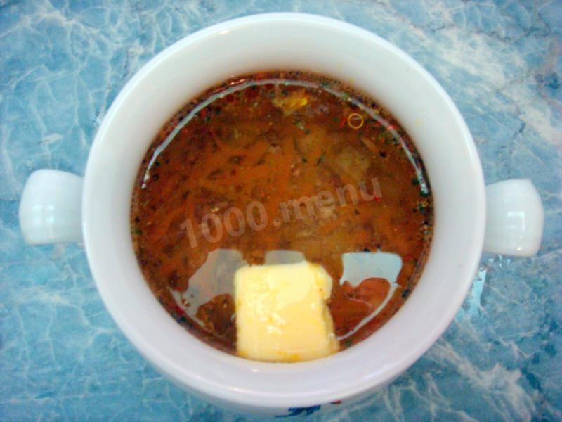 Шаг 11 приготовления Плов с куриной грудкой в горшочках в духовке