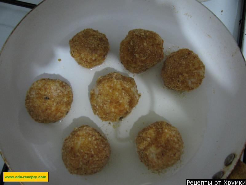 Шаг 13 приготовления Клецки из куриного филе с луком