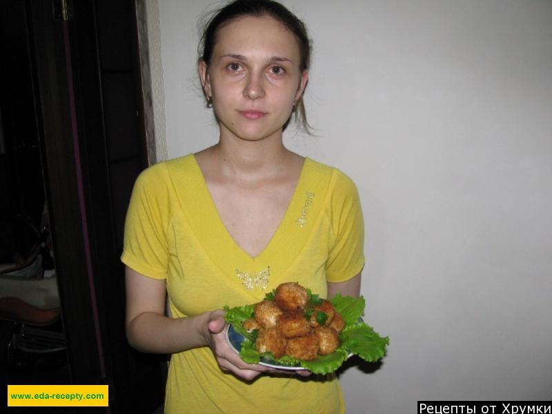 Шаг 14 приготовления Клецки из куриного филе с луком